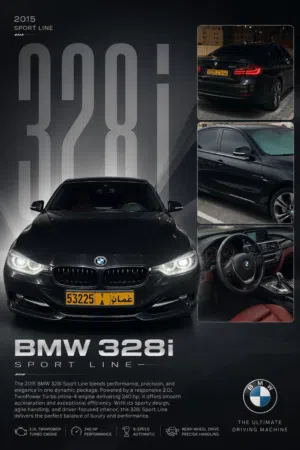 BMW 328i sport line 2015