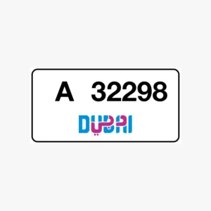 number plate dubai code A
