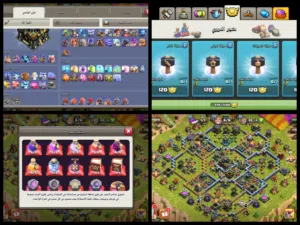 حسابات كلاش اوف كلانس للبيع