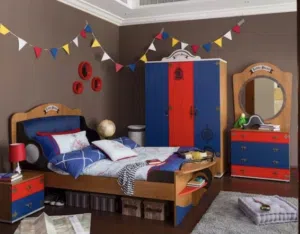 Full set of pirate bedroom set used