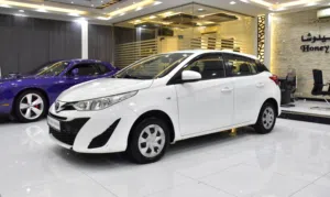 Toyota Yaris SE ( 2018 Model ) in White Color GCC Specs