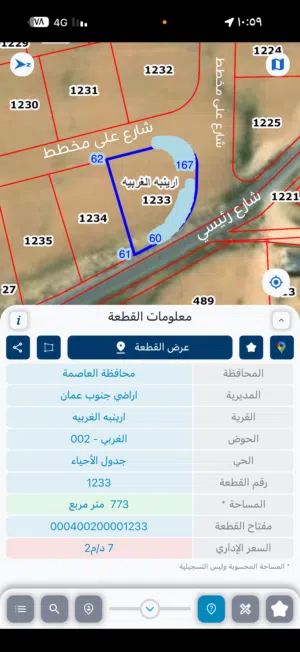 اراضي جنوب عمان الجيزة ارينبه الغربيه