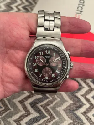 ساعة سواتش ايروني كرونجراف