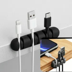 حل فوضى الشواحن – منظّم أسلاك عملي