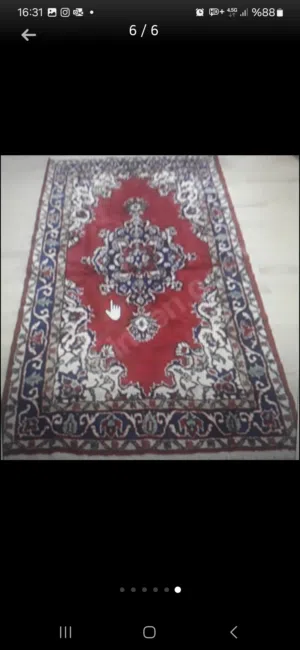 Antika El dokuma Halı - سجاد صوف يدوي عتيق