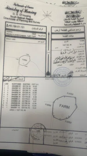 Farm Land for Sale in Al Batinah Suwaiq