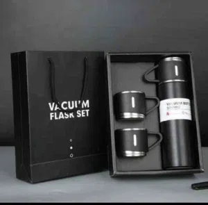 Ensemble de Tasses & Thermos Double Couche En Acier Inoxydable 500 mL طقم كوب وحافظة حرارية