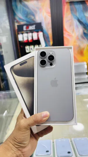 iPhone 15 Pro Max, 256gb Natural Titanium Arabic