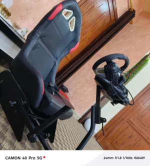 كرسي سباقات Gaming Racing Cockpit مع دركسون – جاهز للاستخدام