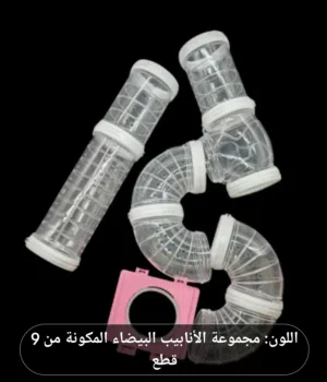 قفص هامستر مع العاب خاصة واكل خاص استعمال بسيط