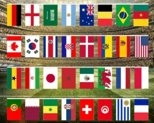 أعلام كأس العالم ...اعلام بأحجام مختلفه اعلام بلاد ..الأنديه رياضيه اعلام خاصه