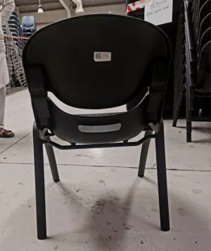 Plastic Chairs with Matel legs