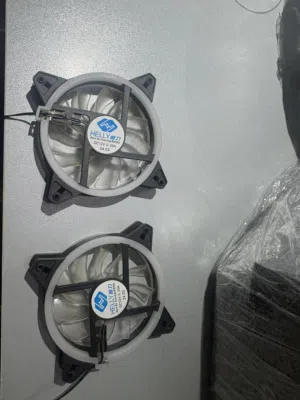 مرواح RGB ألوان متعددة الألوان من دون أكمام أو لون أزرق