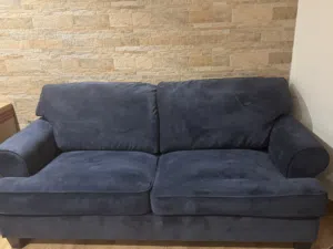 كنب مخملي ازرق غامق