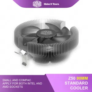 مبرد هوائي أصلي من كولر ماستر للمعالجات COOLER MASTER Z50 CPU AIR COOLER FOR INTEL - AMD