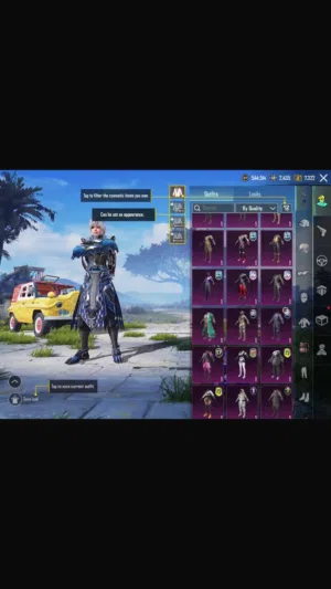 PUBG MOBILE OLD ACCOUNT WITH 1 X-SUIT FOR SALE 15BHD