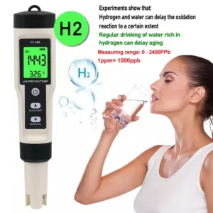 جهاز لقياس حموضة وقاعدية الماء PH Tester  4 in 1 وقياس الهيدروجين والتاكسد