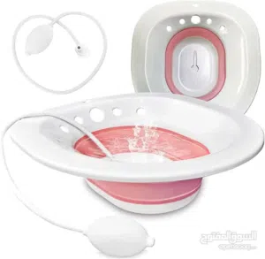 مغطس طبي للبواسير لون أخضر والعمليات مع مضخة ماء يدوي  مغطس طبي بلاستيكية للبواسير وما بعد الولادة