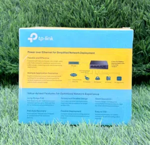 TP LINK LITEWAVE 5 PORT 10/100 MBPS DESKTOP POE+ SWITCH LS105LP