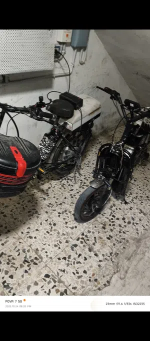دراجه كهربائيه دراجه كهربائيه محرك 1500w بورد جديد 1200w كوشوك نضيف بطاريه ليثويوم60 /20 اقصا سرع