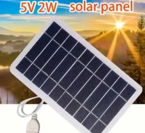 عرض خاص لوحة طاقة شمسية 5V 2W - الحل المثالي لشحن هاتفك