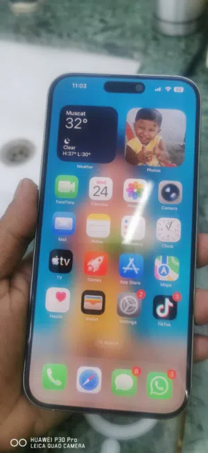 ايفون 16 برو ماكس نظيف استعمال بسيط