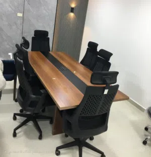 طاولة الاجتماعات وغرف العمل قياس مترين خشب لامينيت 18ملم مستورد مكفول الان بأفضل الأسعار