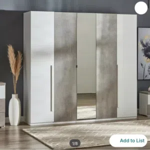 Complete Bedroom Furniture Set + Living Room Sofa & Table (+Free bedroom furniture set)