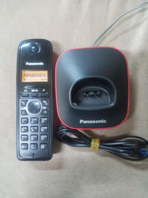 هاتف Panasonic لاسلكي موديل KX-TG1611JT (مستعمل بحالة ممتازة) يعمل على الفايبر