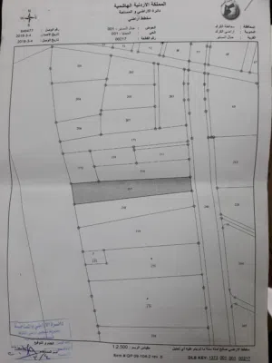 قطعة أرض تجارية للبيع في القطرانة تقع على الطريق الصحراوي بجانب القبان - واجهتها على الشارع الرئيسي