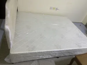 سرير شبه جديد مناسب لشقه و المنزل وغرف الايجار سهل النقل لتواصل انظر الوصف