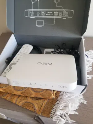 رسيفر بي ان اسبورت 4k شبه جديد مستخدم 4 اشهور فقط الجهاز شبه جديد