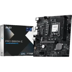 مذربورد ام اس اي برو لمعالجات انتل الجيل 15 - كور الترا - MSI PRO B860M-E/DDR5 LGA 1851 MOTHERBOARD