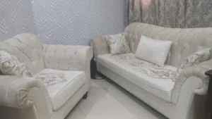 Living room sofa 4+3+1seat along with the sofa cover