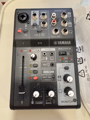 Yamaha AG03 MK2 Mixer / Audio Interface – Like New