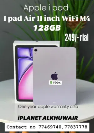 iPad Air 11 inch - WiFi M4 - 128 GB Smooth performance phone