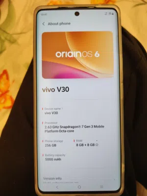 Vivo V30 5g 12gb Ram 256gb