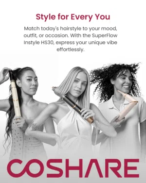 coshare.uae COSHARE Hair Dryer High-speed motor – Ultra-fast drying thanks to a powerful motor (up t