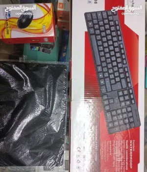 ماوس +كيبورد +ماوس باد عادي