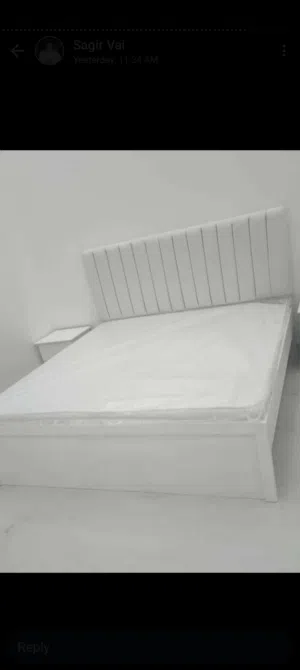 king size bed with mattress
