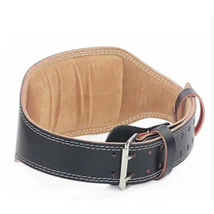 حزام حديد لرفع الاثقال مع بطانة ظهر.