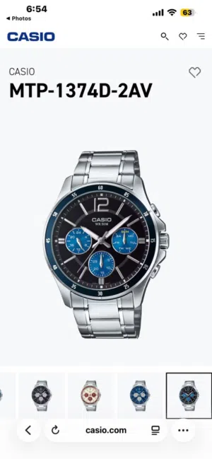 ساعة كاسيو جديدة للبيع موديل جديد وحصري Casio Watch for sale!