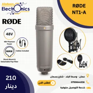Rode NT1-A Condenser Microphone for Studios