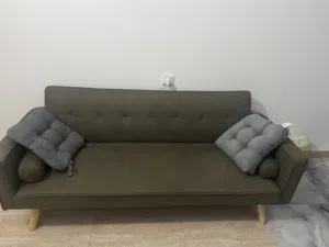 Sofa come bed, dining table, wardrobe, shoe rack, king size bed, computer table with chair