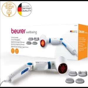 جهاز فرد المساج الالماني القوي بيورر بالشعة تحت الحمراء رؤوس متعددة Beurer MG 40 Infrared Massager