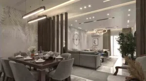 طابق ارضي مدخل منفصل مساحه 200 متر  غرفتين نوم وصالة كبيره وغرفة ضيوف وحمامين وساحات حول البيت