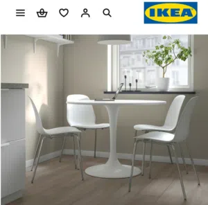 food table from IKEA new not opened طاولة طعام جديده من أيكيا ما انفتحت لسه بالكرتون