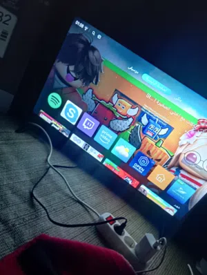 شاشة 32 سمارت سامسنج كاملة بريموتها