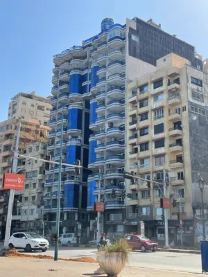 شقة مفروشة - كليوباترا على البحر - الاسكندرية - كوباوند العدلي بلازا اطلالة رائعة على البحر
