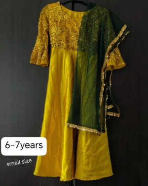 Embroidered dress used once